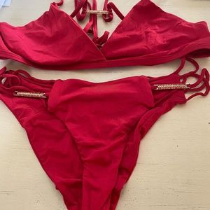 Beach Bunny red bikini